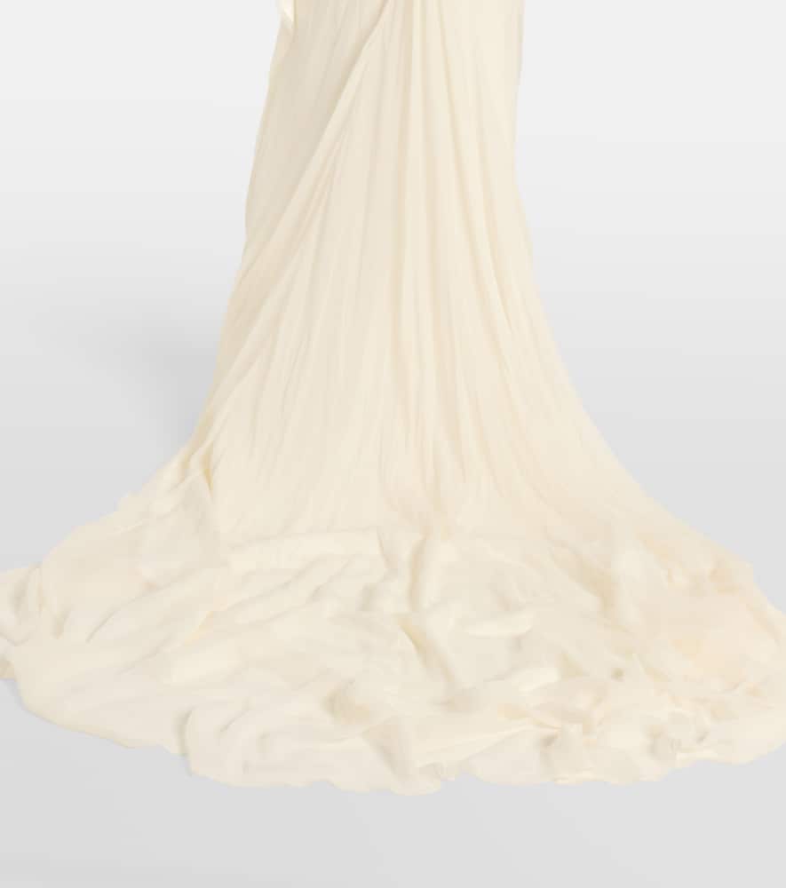 Bridal Arlo wool and silk gown