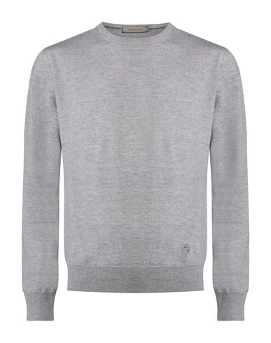 Man Sweater Grey Size 38 Virgin Wool