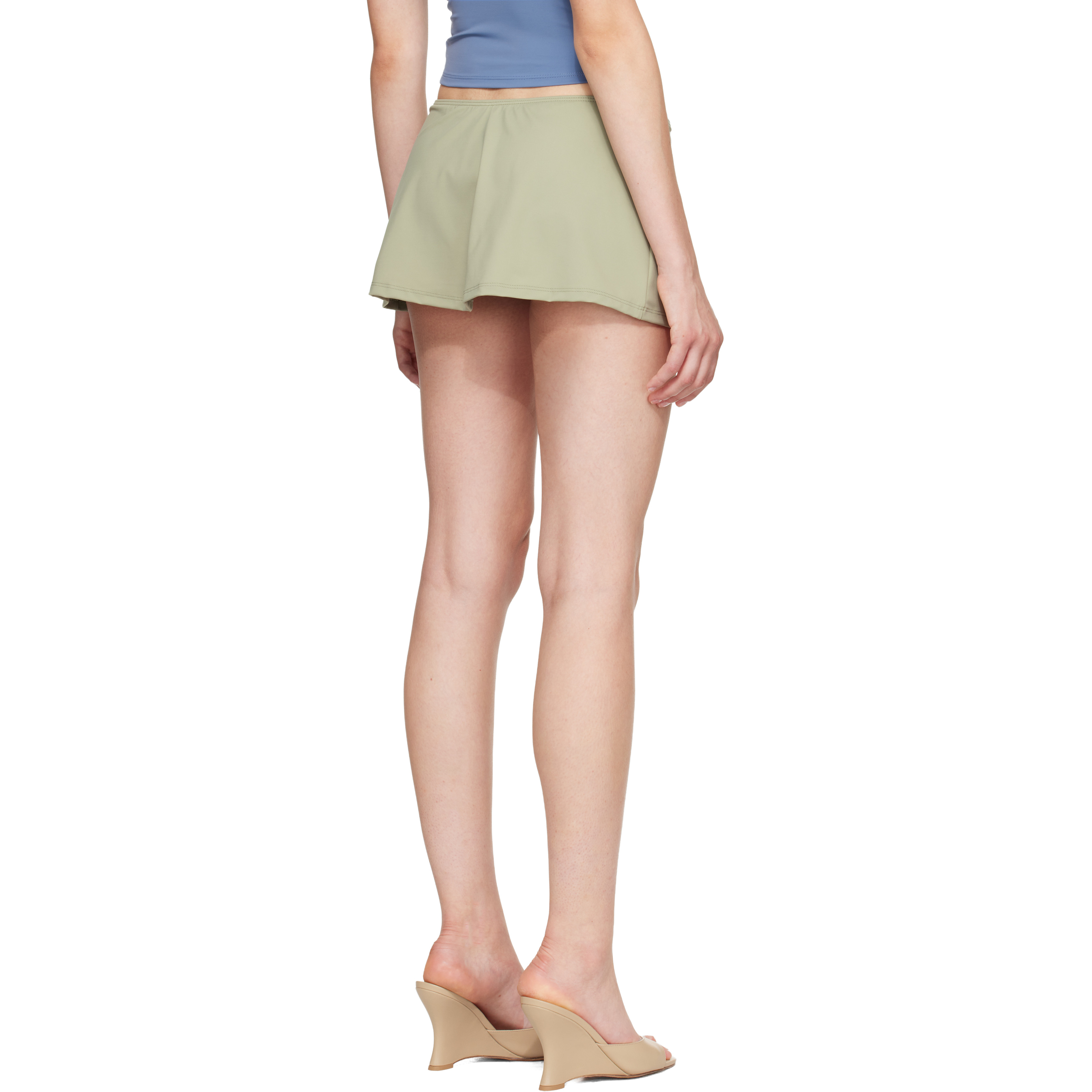 Khaki Reef Swim Bloomer Miniskirt