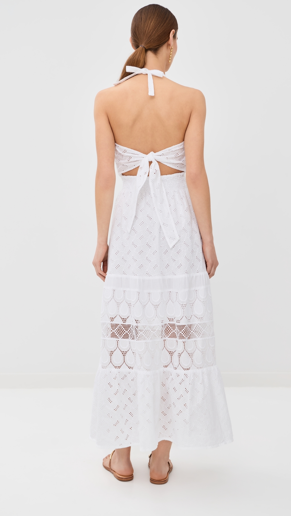 Porro Dress White