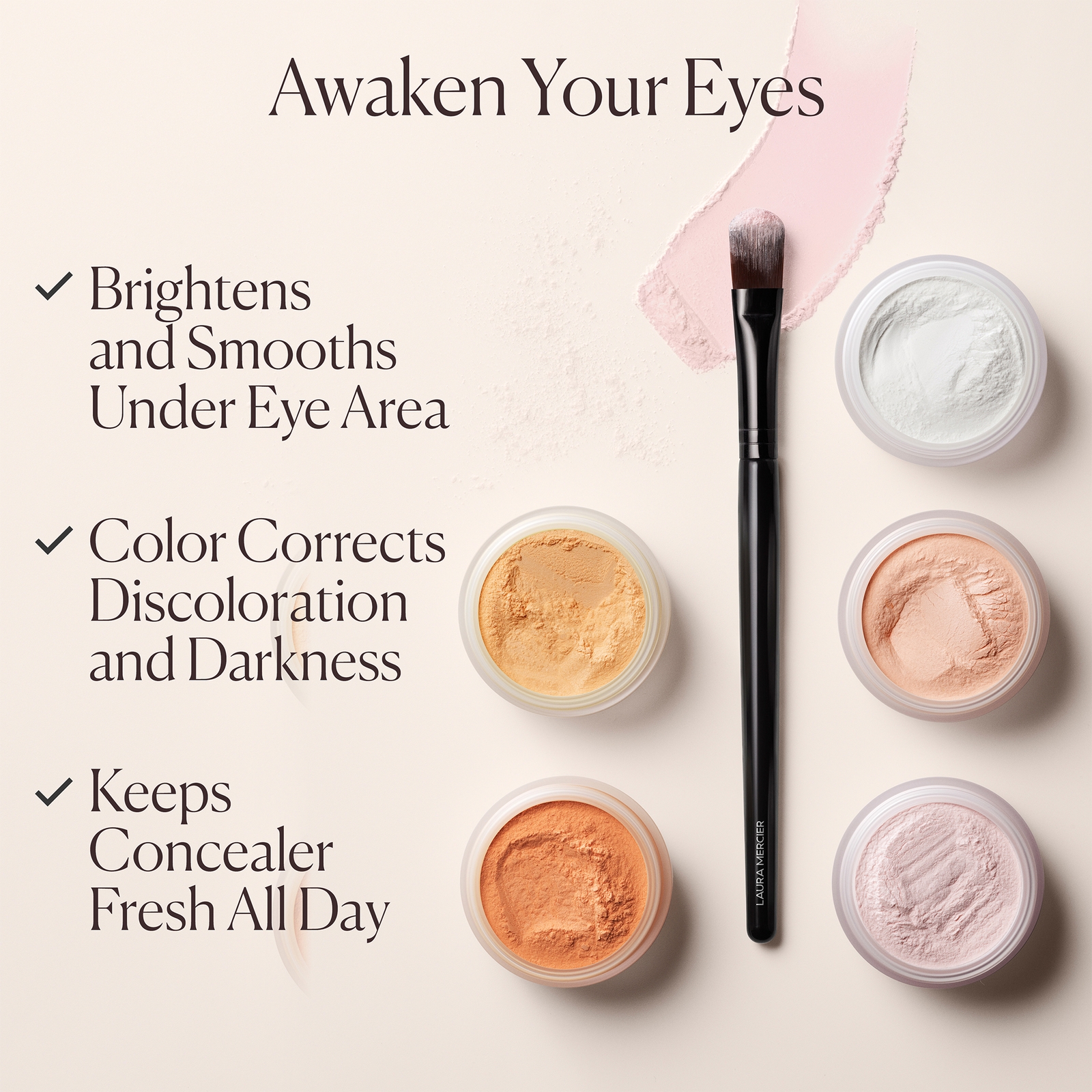 Laura Mercier Secret Brightening Under Eye Setting Powder 4g Various Shades - Rich Peach