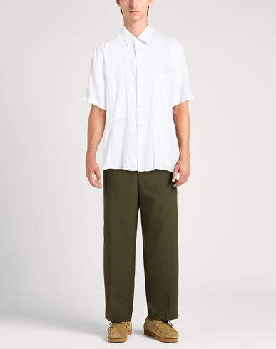 Man Shirt White Size S Cotton, Lyocell