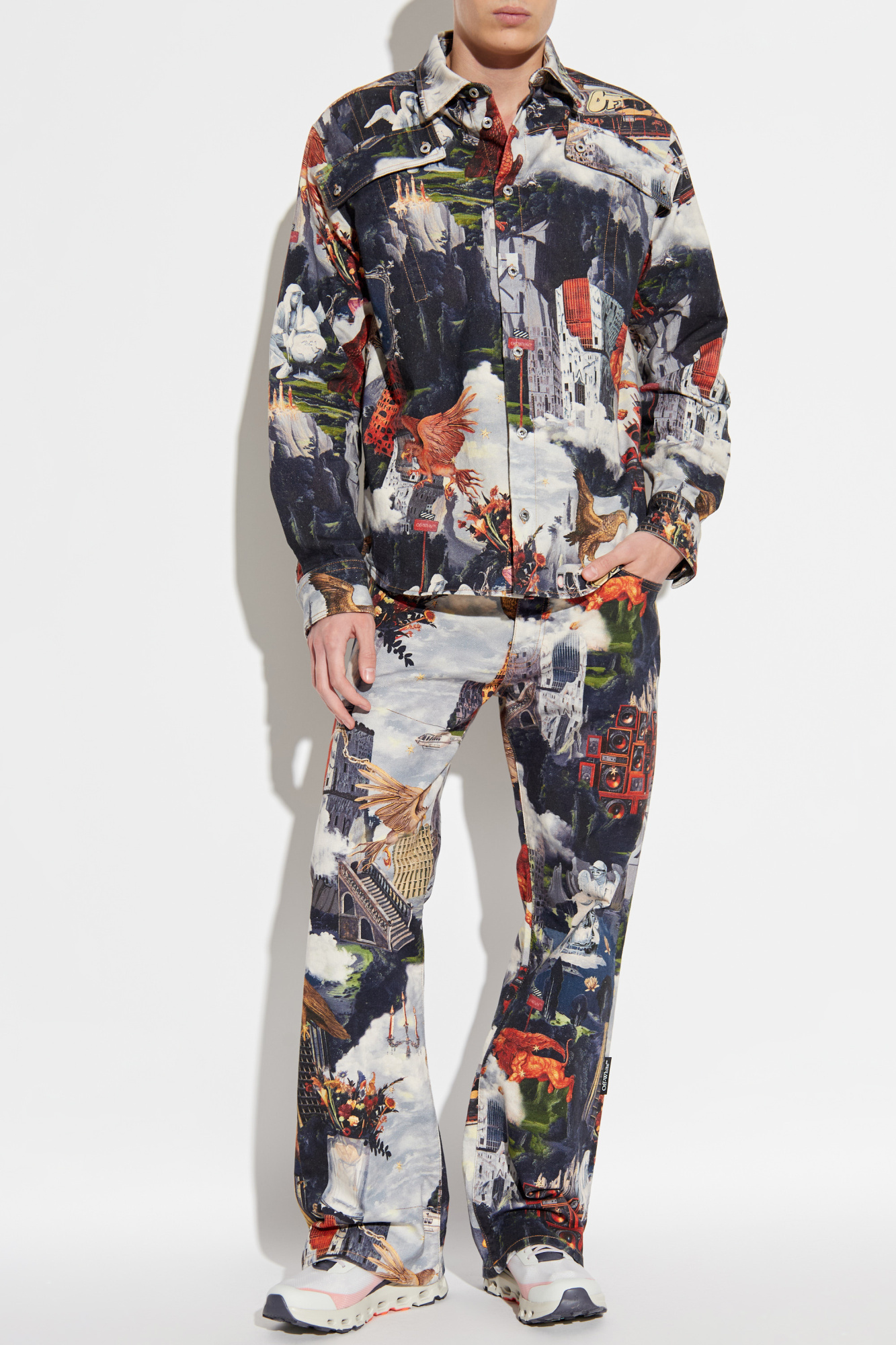 Shirt With A Pattern, Men's, Multicolour
