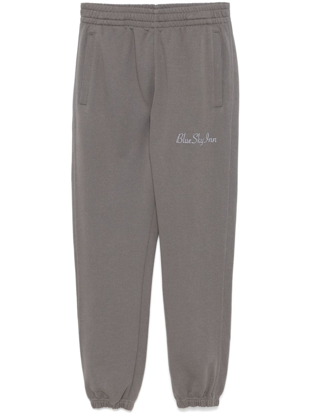 Logo-embroidered track pants - Grey