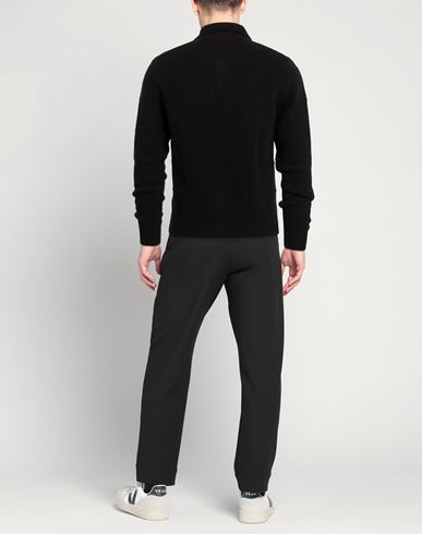 Man Cardigan Black Size M Wool