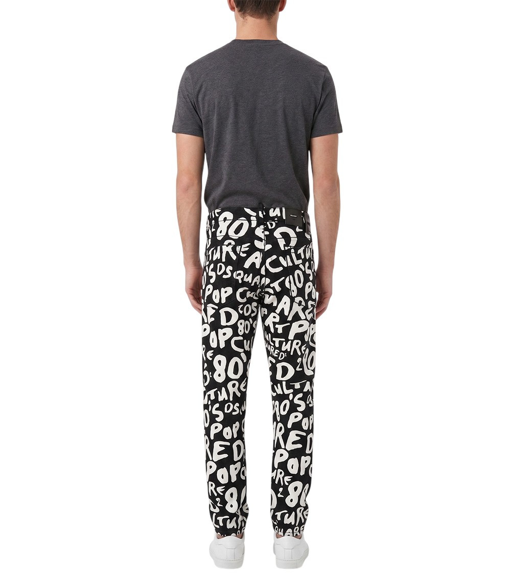 Black Straight Mid Rise Jeans