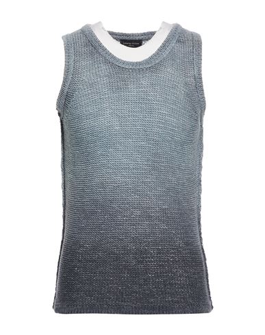 Man Sweater Grey Size 38 Cotton