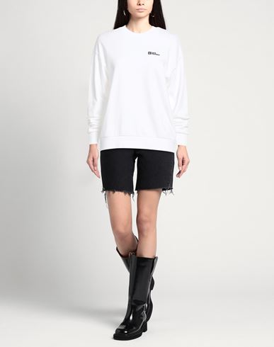 Woman Sweatshirt White Size S Organic cotton