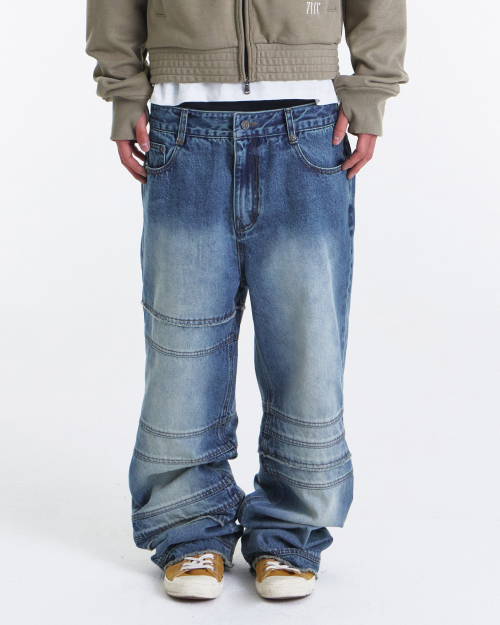 Bind Raw Cut Straight Denim Pants