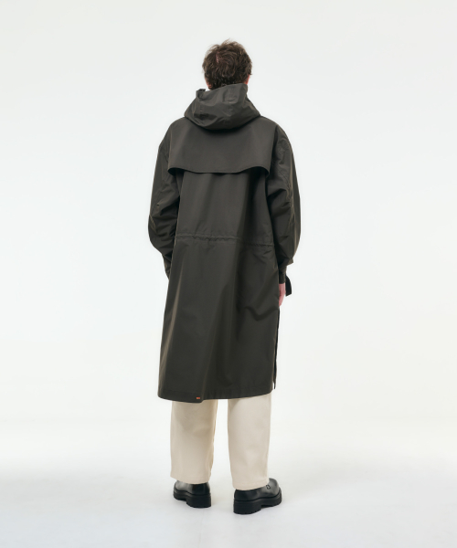 Mars Unisex Weather Coat Essential Collection Dark Khaki