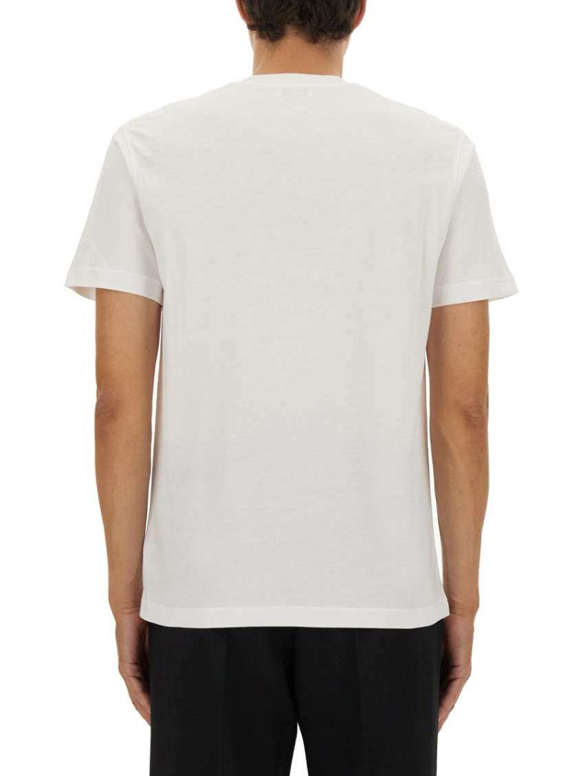T-Shirt With Logo Ribbon