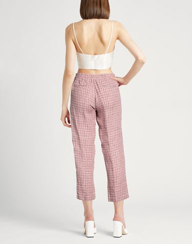 Woman Pants Garnet Size 4 Linen
