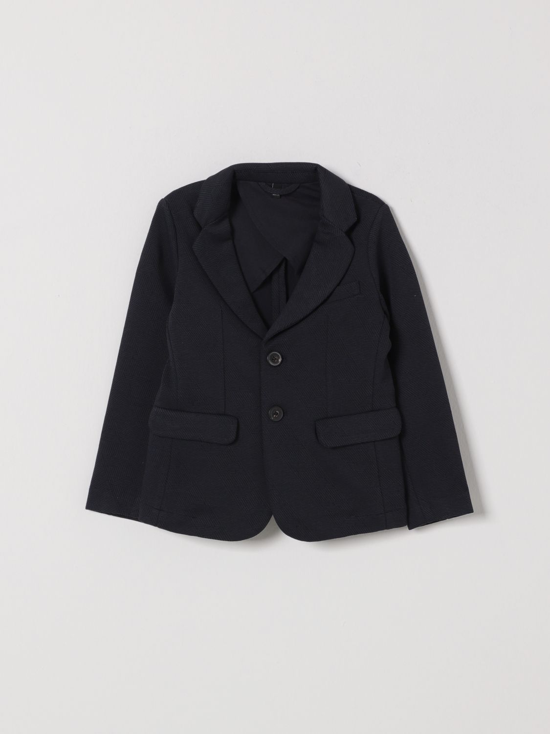 Coat Kids color Blue