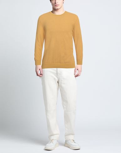 Man Sweater Marigold Size 40 Cotton, Polyamide
