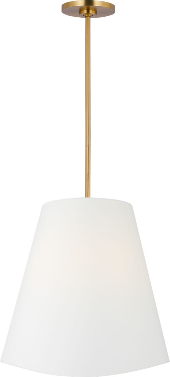 Burnished Brass Burnished Brass Hanging Shade from the Beauvoir Collection