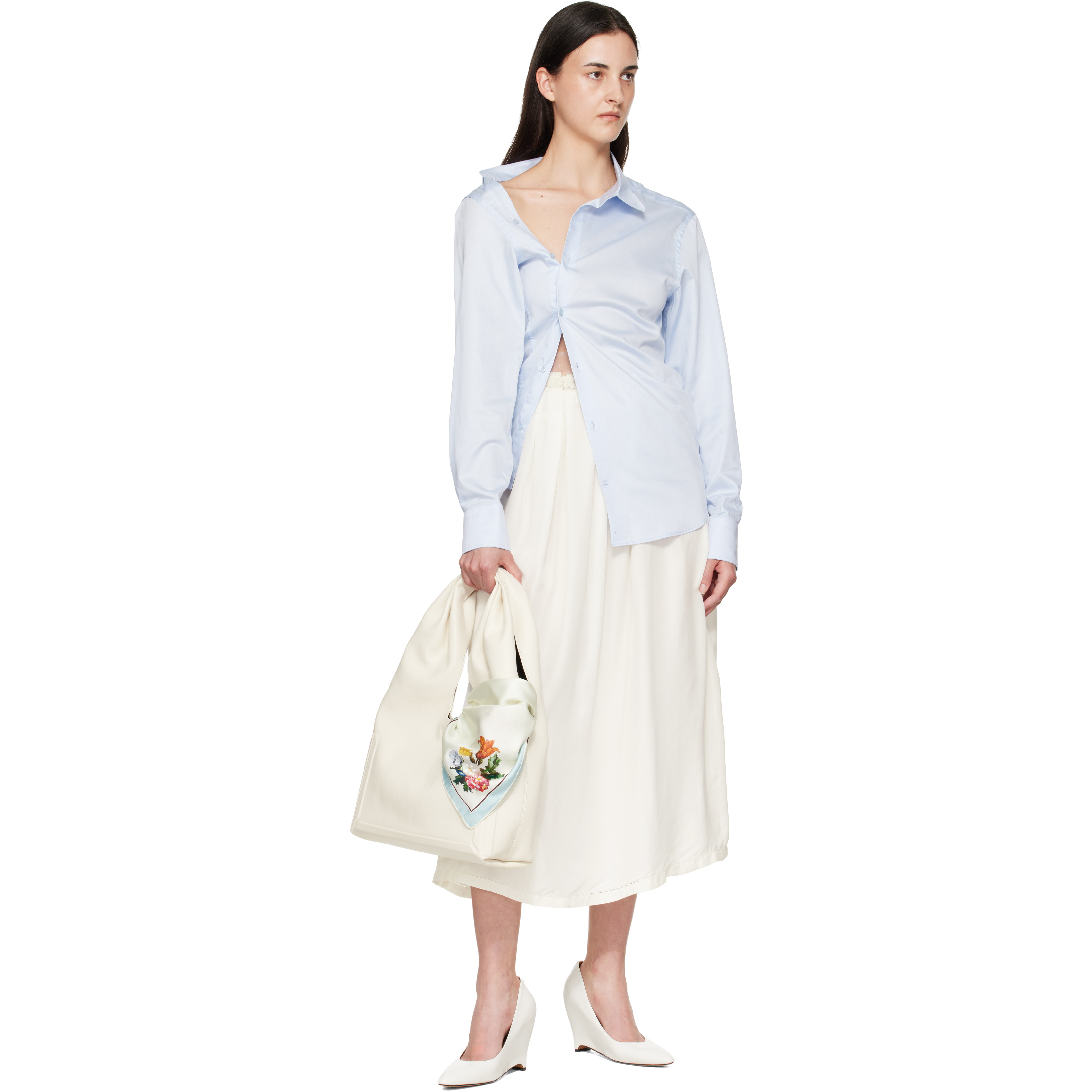 Off-White Taped Midi Skirt
