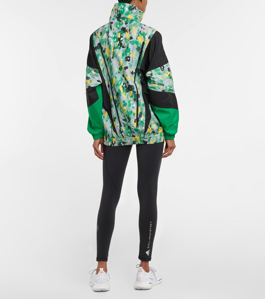 Leopard-print track jacket