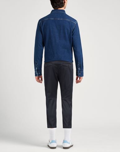 Low Brand Man Pants Navy Size 29 Cotton, Elastane
