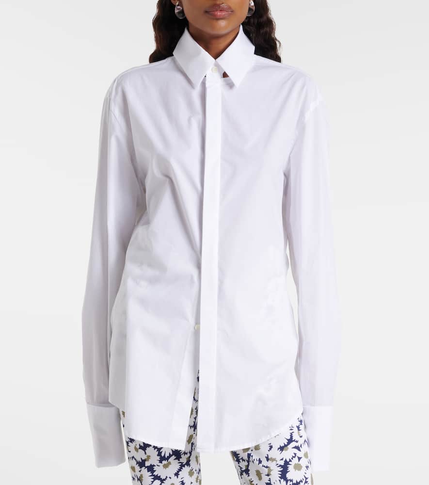 Cotton poplin shirt