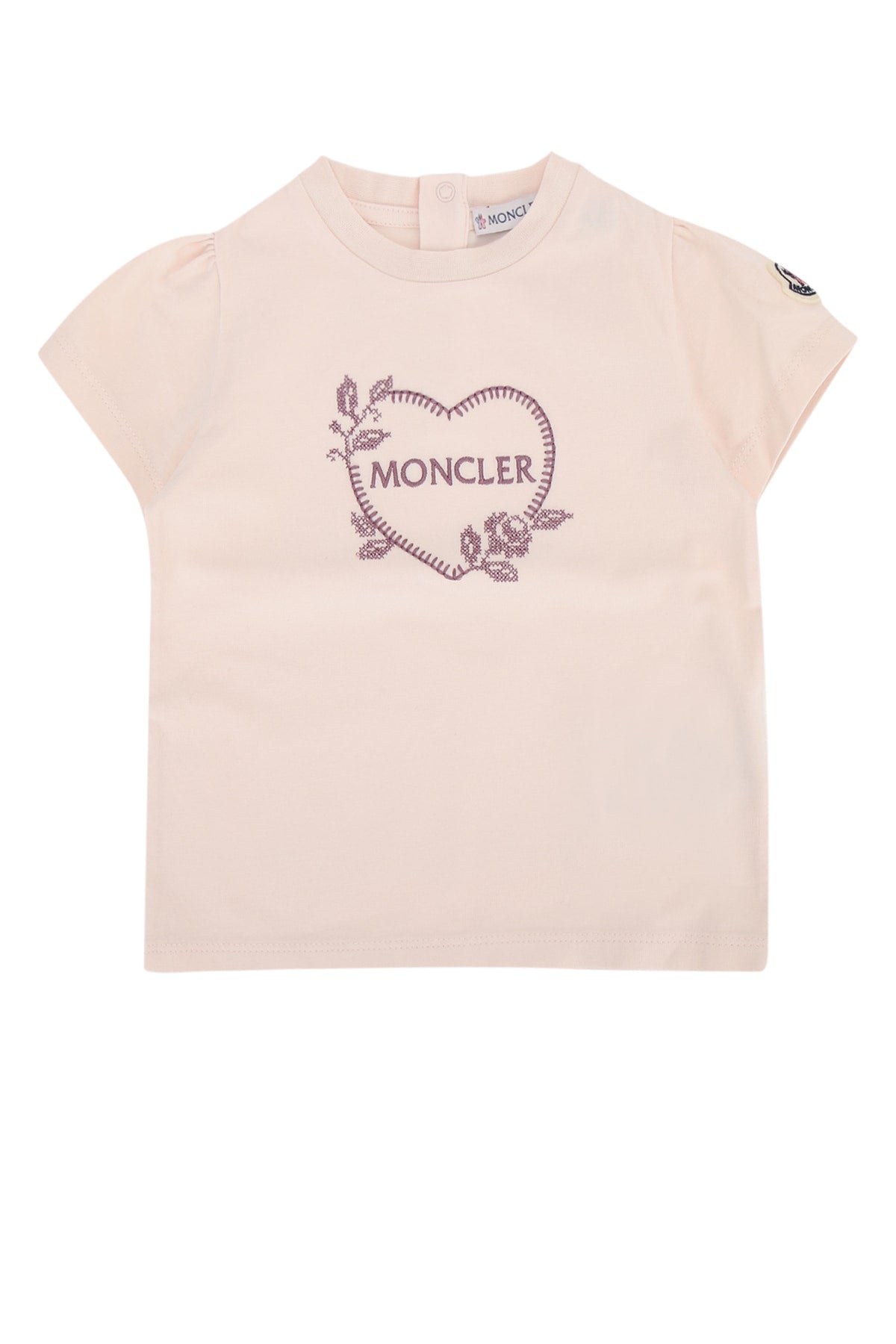 Logo-Embroidered T-Shirt — Pink