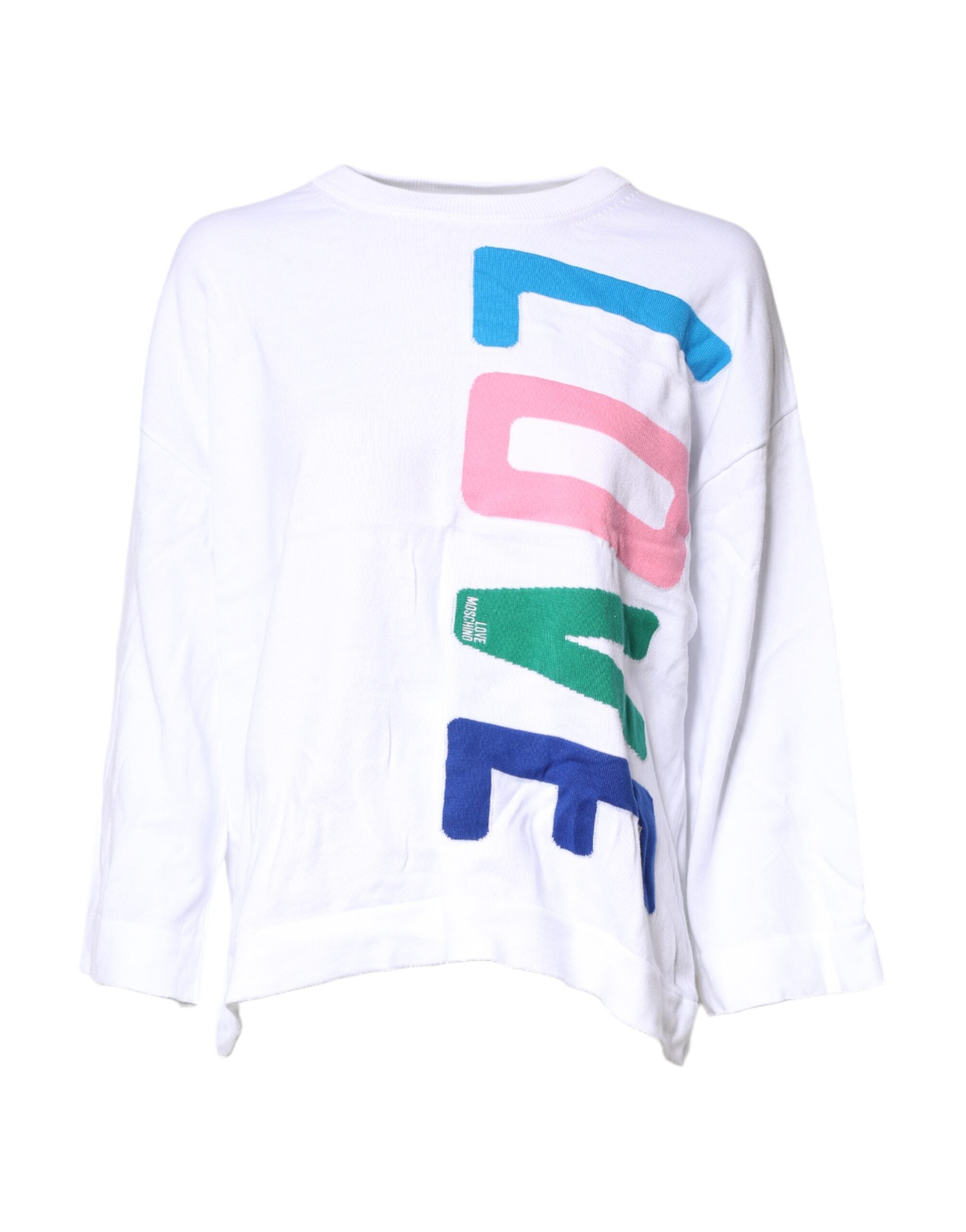 Multicolor Logo-Graphic Print T-Shirt — White