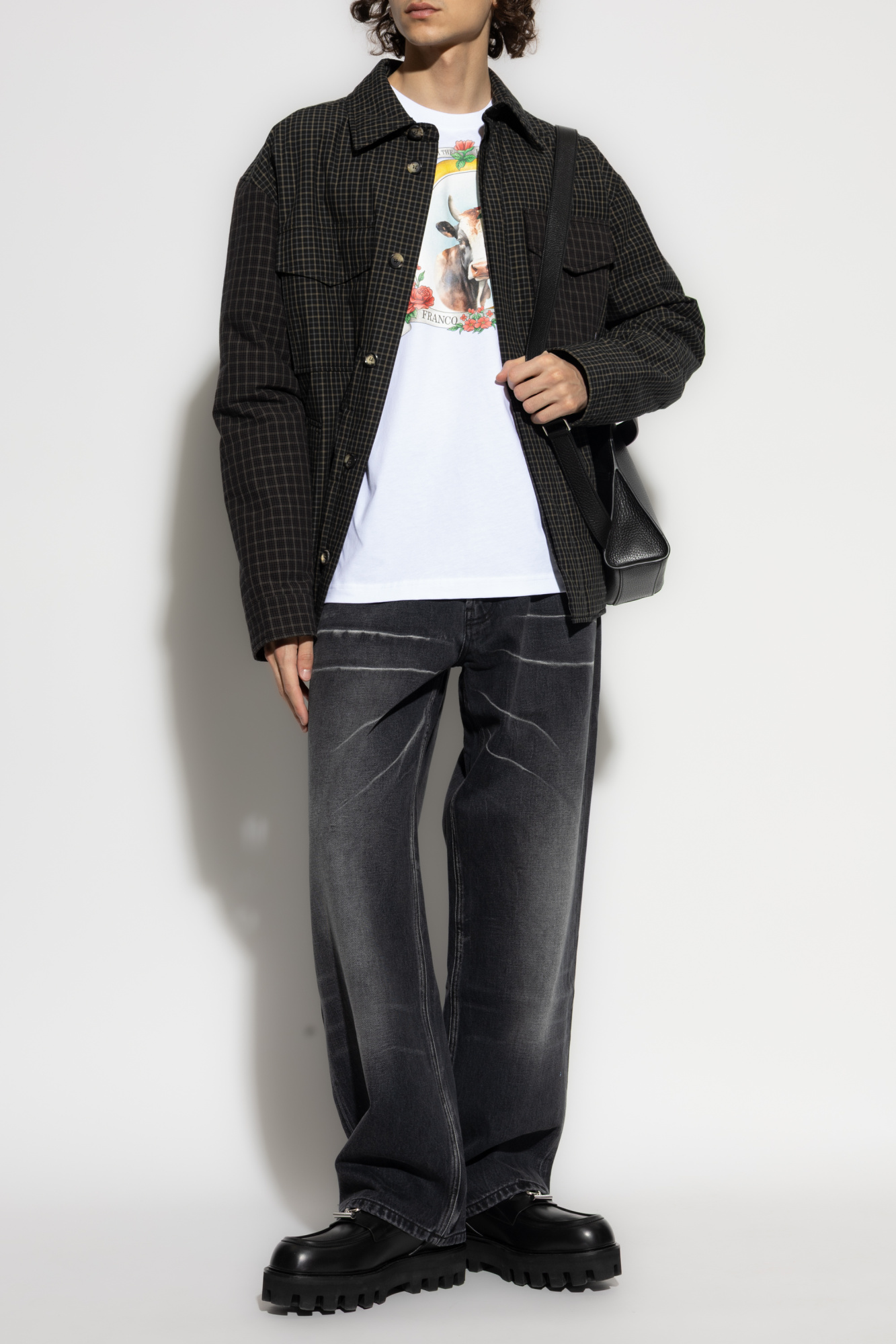 Straight-leg Jeans, Men's, Black