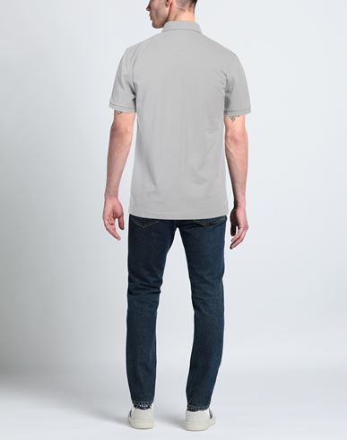 Man Polo shirt Grey Size S Pima Cotton