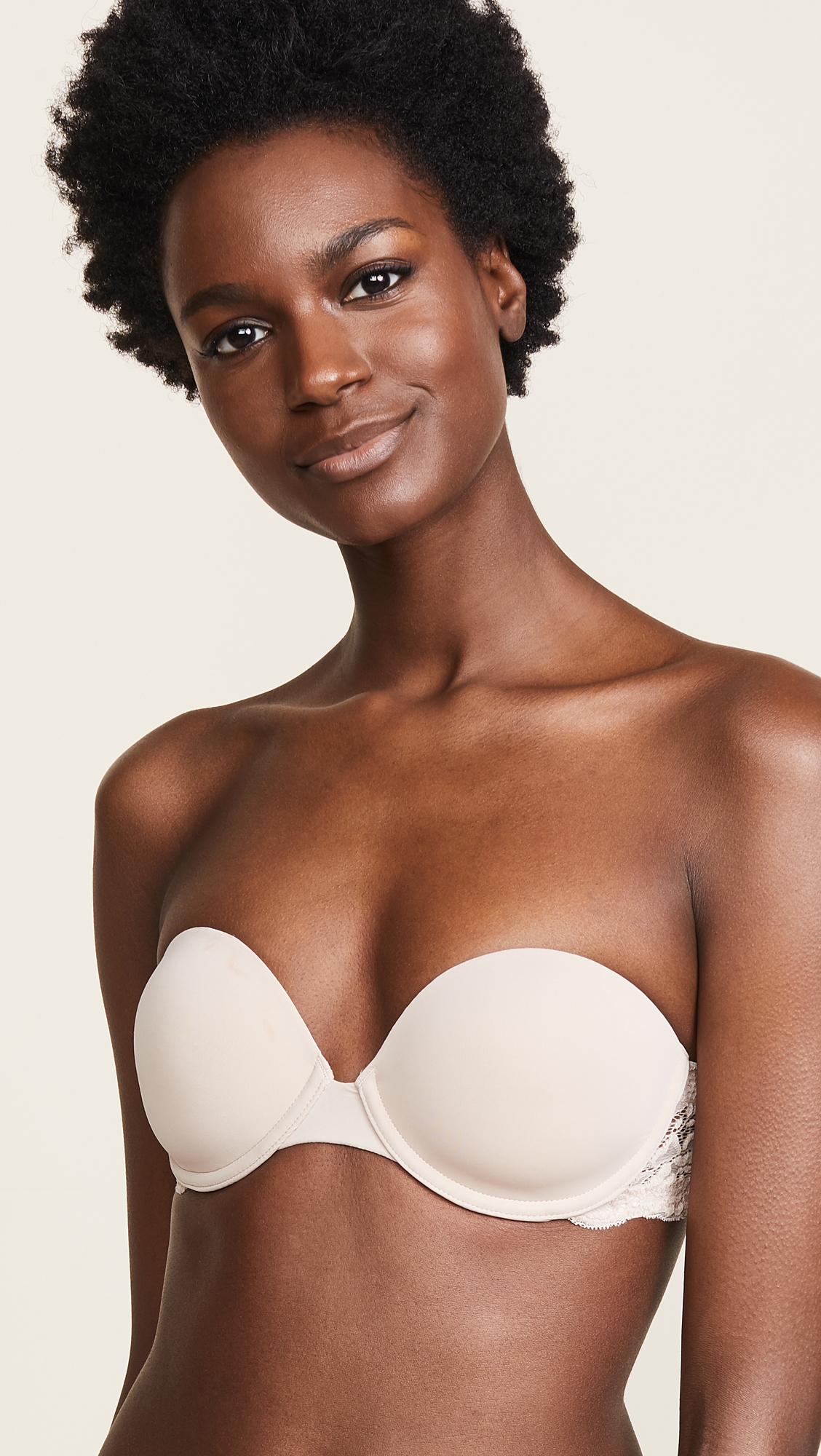 Goddess Multi-Way Strapless Bra Cashmere