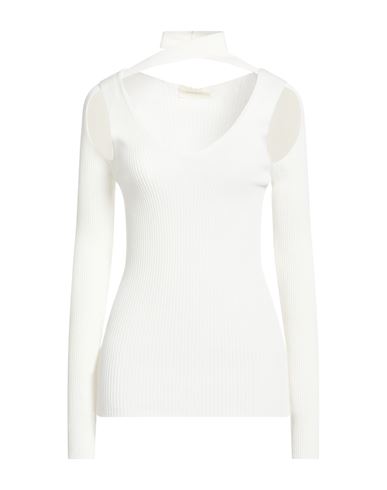 Woman Sweater Ivory Size L Viscose, Polyamide