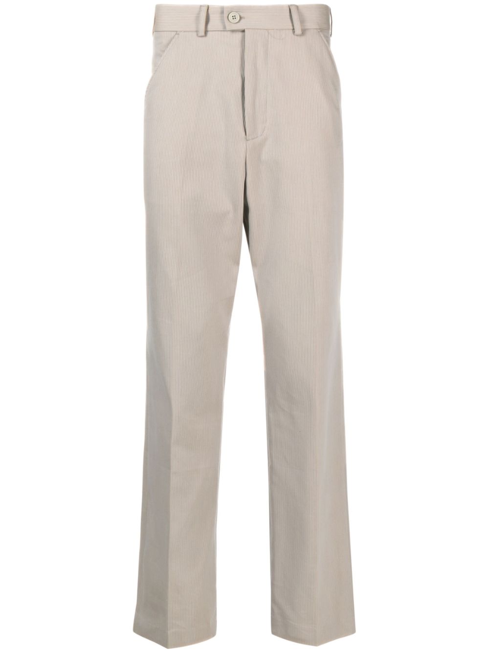Darien corduroy straight-leg trousers - Neutrals