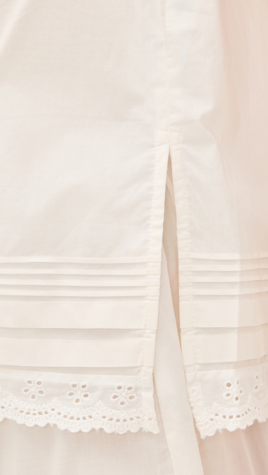 Filomena Top Fiore Lace White