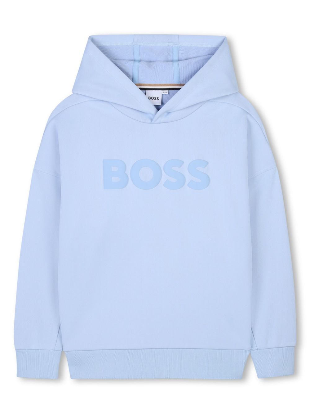 Logo-print hoodie - Blue