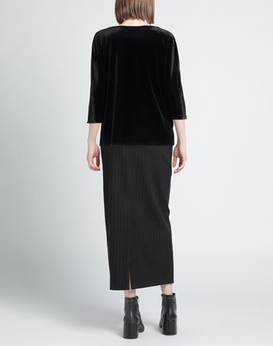 Woman Top Black Size 4 Polyester, Elastane