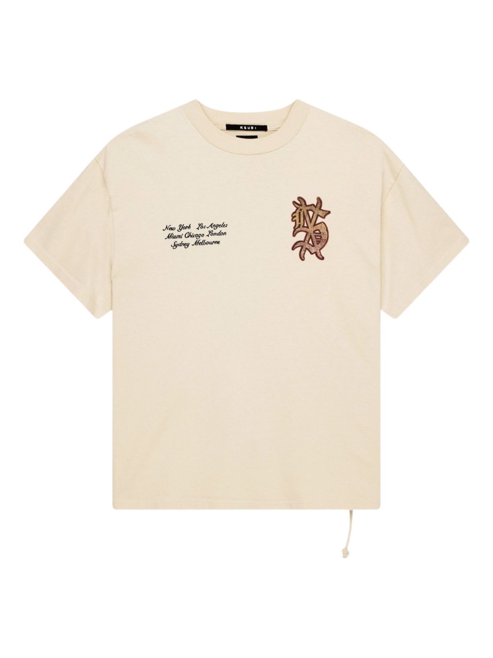 Ksubi Playoff Ekcess T-shirt - Neutrals
