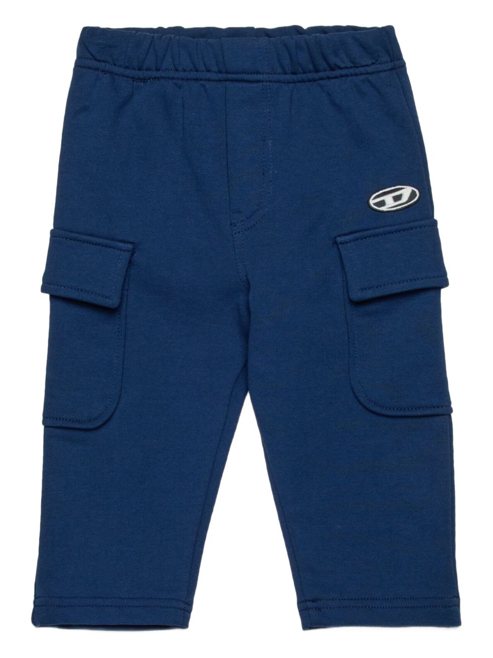 Diesel Kids patch-pocket pants - Blue