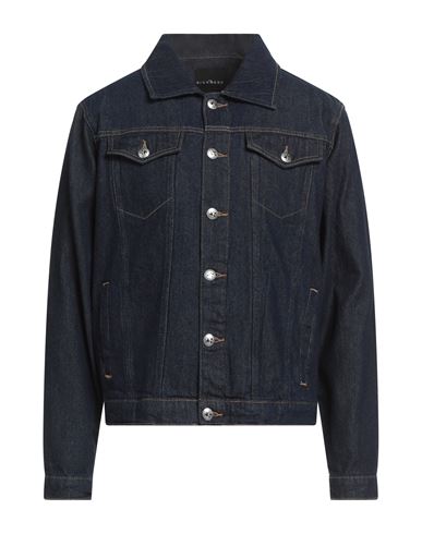 Man Denim outerwear Blue Size 36 Cotton