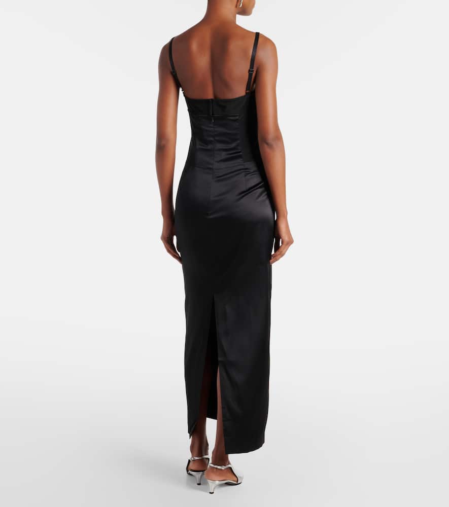 Sonora Evening silk-blend satin midi dress
