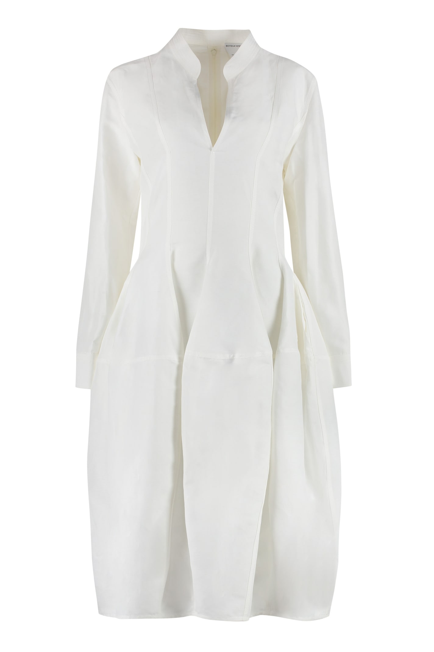 Linen And Viscose Blend Dress
