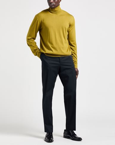 Man Turtleneck Military green Size 48 Cashmere