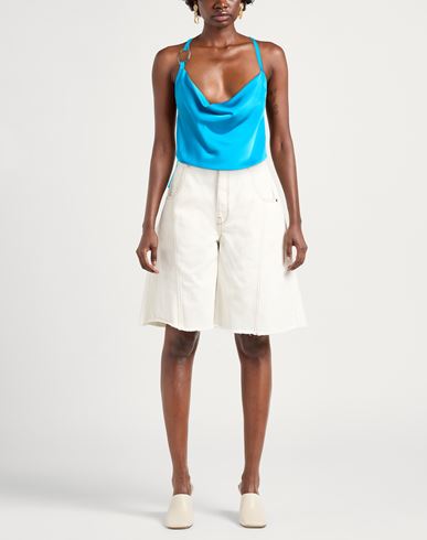 Woman Top Azure Size XS Polyester