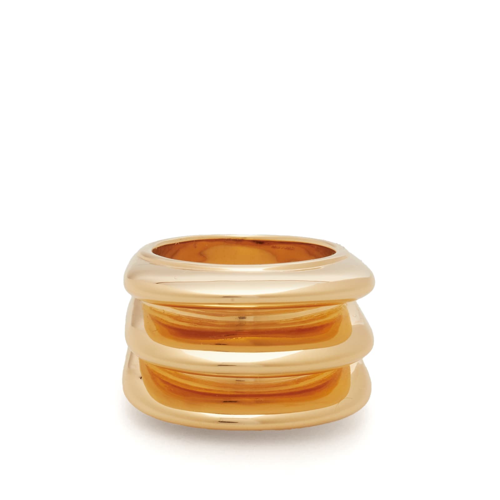 Women's Triple Ridge Ring in Gold