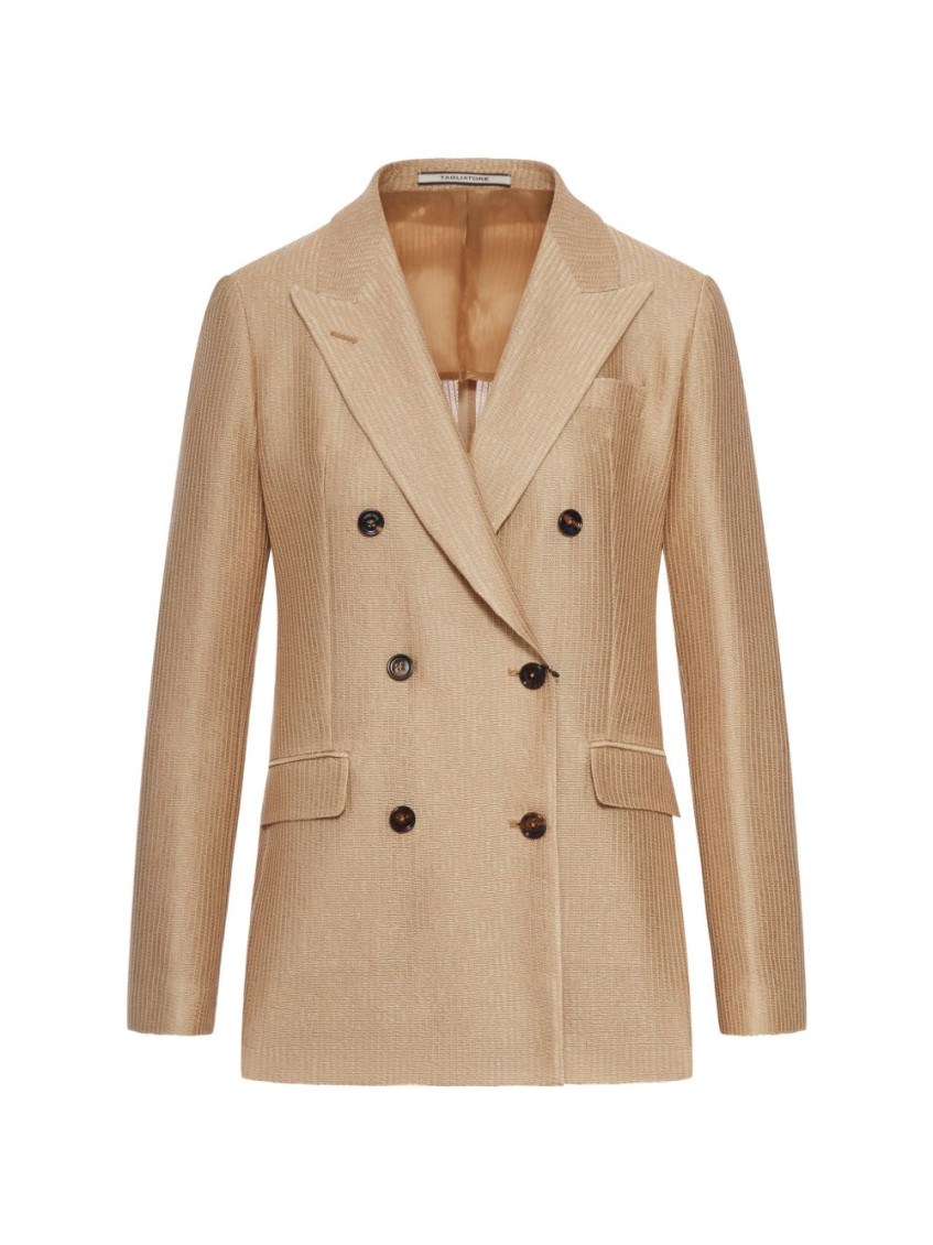 Cotton Double-Breasted Jacket