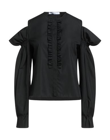 Woman Shirt Black Size 6 Cotton