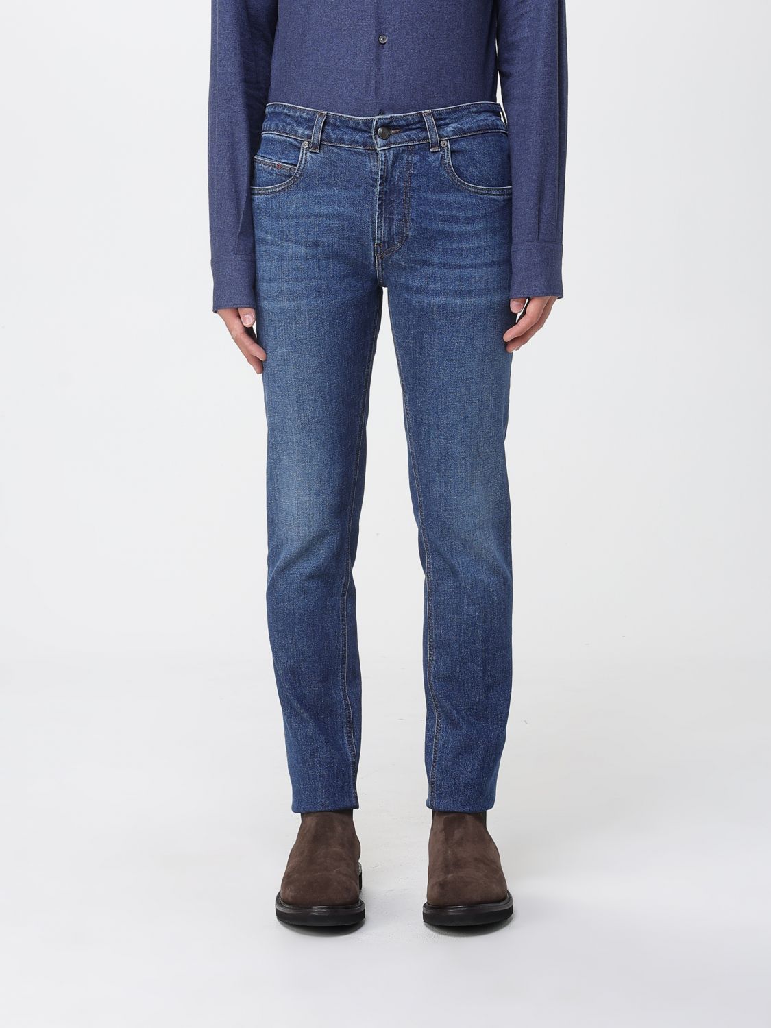 Jeans Men color Blue