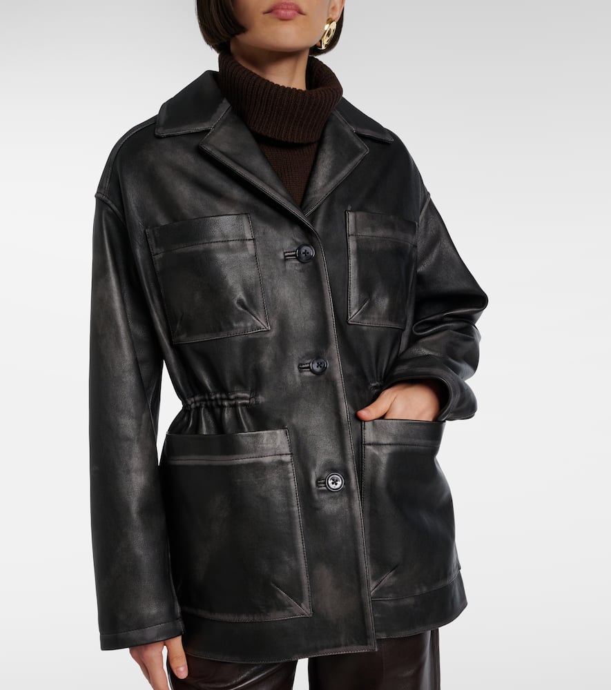 Sleek Statement leather jacket