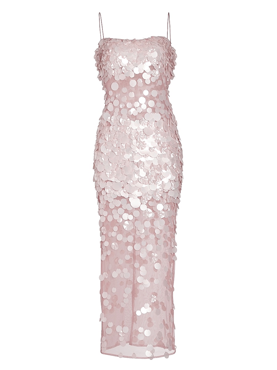 Women's Mischa Sequined Sheath Cocktail Dress - Pink