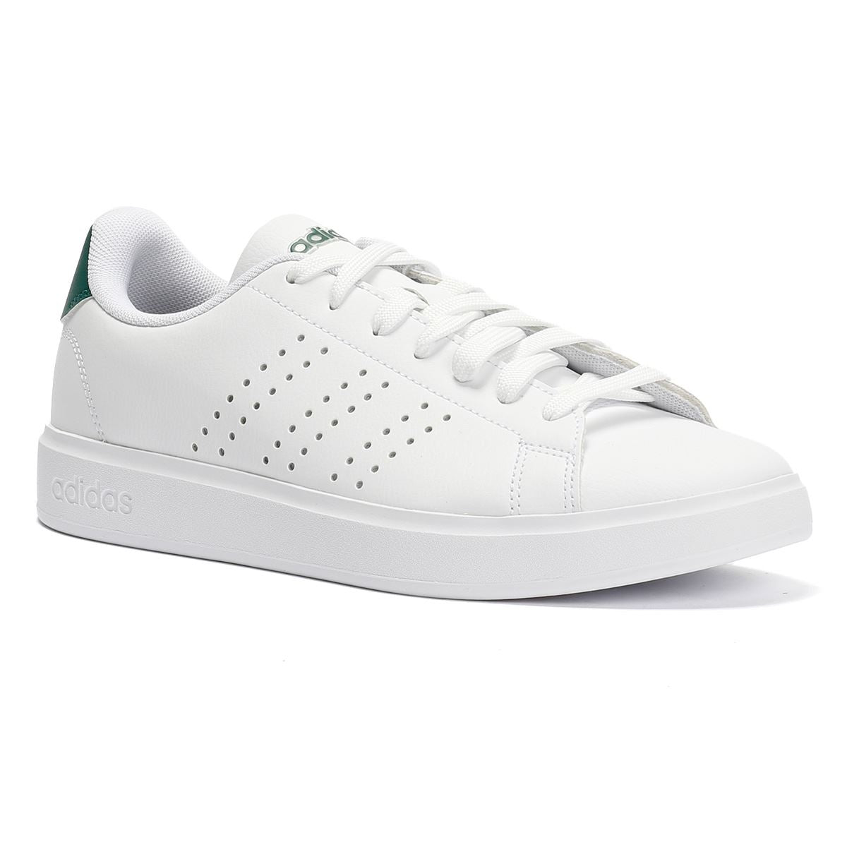 Adidas Advantage 2.0 White/Green Trainer