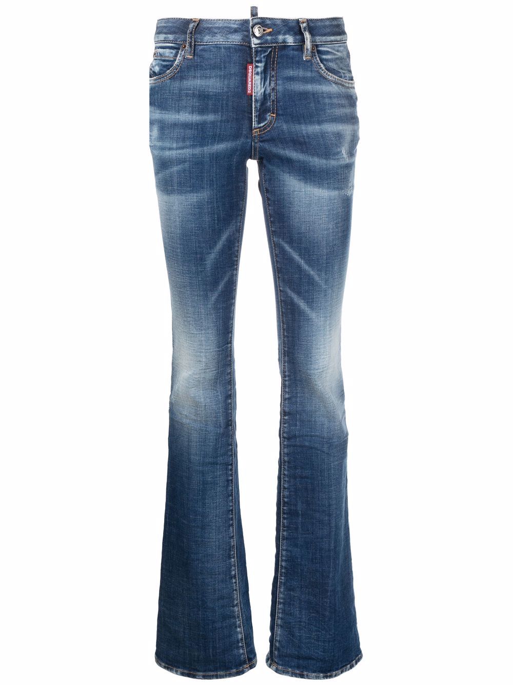 Low-rise flared jeans - Blue