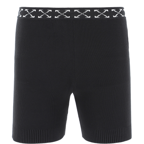 Woman Black Bold Shorts