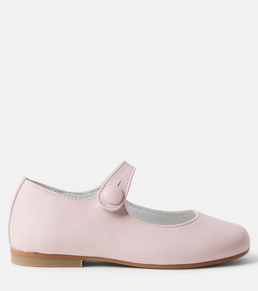 Leather Mary Jane flats